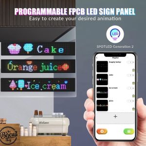 15.2CMx10.5CMx10.5CM Package Dimensions Flexible LED Display with Smart APP