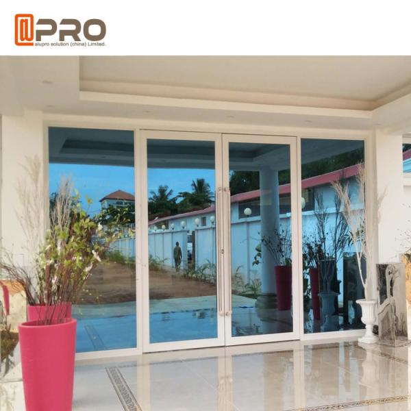 Aluminium Sliding Door With Motor Lock Handle Windproof And Waterproof