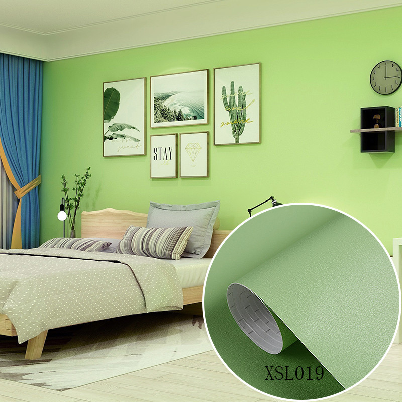 Solid Color Sand Surface PVC 3D Wallpaper for Hotel Interior Decoration Orange 0.18mm-0.21mm Thickness