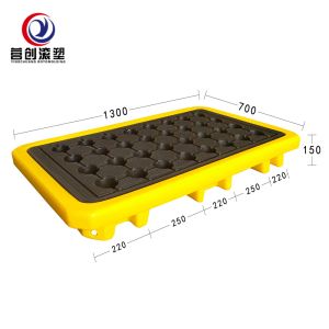 Logo Printing On Smooth High Durability Plastic Pallets Customizable Design
