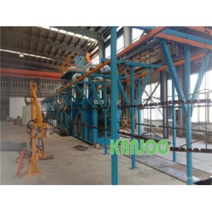 Catenary Suspension Monorail Shot Blasting Machine Overhead Hanging Chain Type