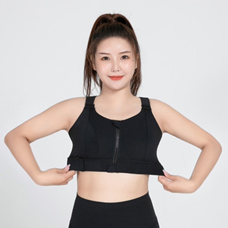 Breathable Plus Size Sports Bra Women Fitness Cross Strap Sweat Wicking