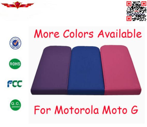 New Hot Selling Multi Color PU Flip Leather Cases For MOTO G Durable Dirtproof