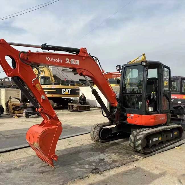 0.19m3 Bucket Capacity Compact Used Excavator Kubota KX163 Crawler Excavator 0.56tons