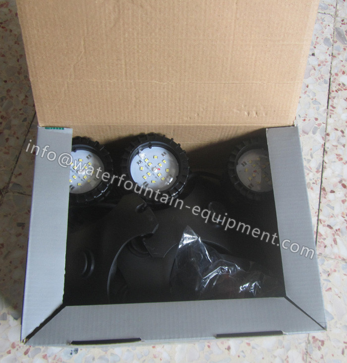 Garden Pond Plastic Waterproof Aquarium Lights With 3 LED Lights 3.6W