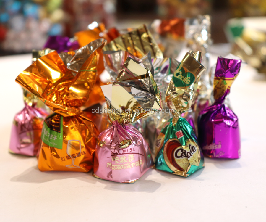 Top Twist Chocolate Wrapping Machine with Automatic Function and Foil Packaging Type