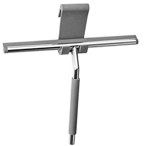 Customized Logo Stainless Steel Window Wiper with Silicone Blade & Hook