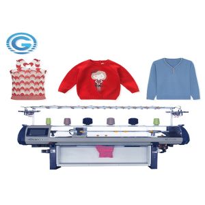 12G Double System Flat Knitting Machine With Power Failure Prevention