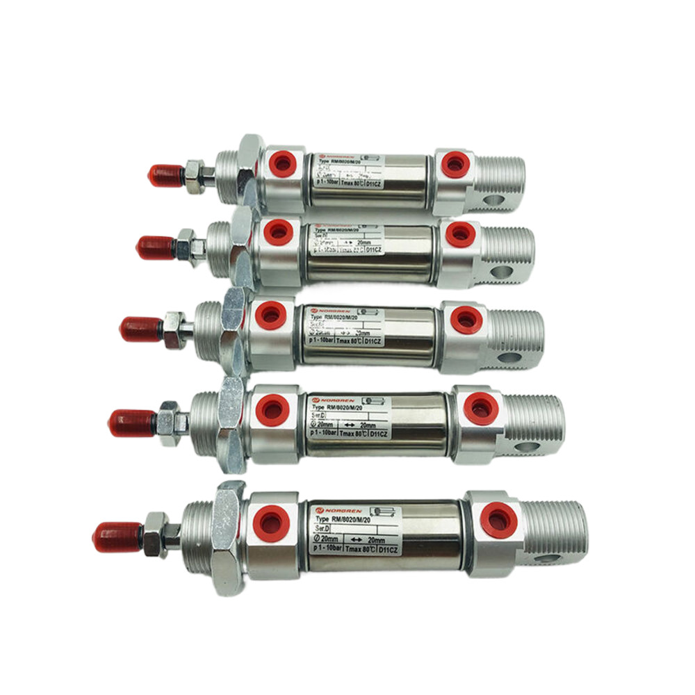ISO Roundline Series RM/8012/M/200 Piston Pneumatic Cylinder NORGREN Stainless Steel Barrel For Compressed Air Applications
