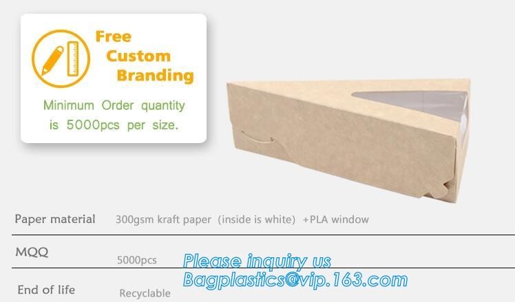 Wholesale custom Paper Cookies packing Cake Box with PVC window,Wholesale Plastic Square Birthday Wedding Packaging Clea