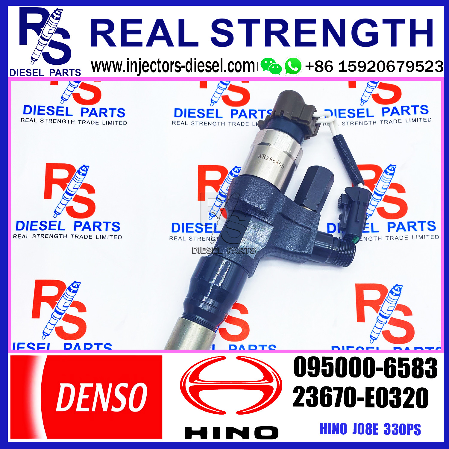 HINO J08E 330PS Fuel Injector System 095000-6581 095000-6582 095000-6583