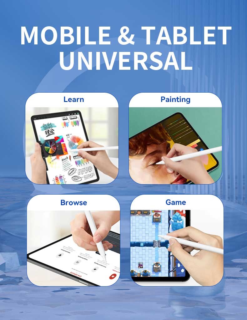 Aluminum Alloy Wireless Stylus Pen For Android/IOS/Windows With User Manual