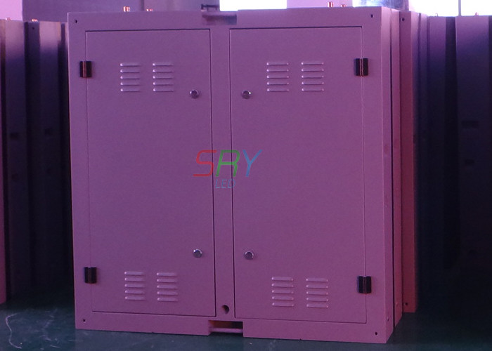 1R1G1B IP65 P16 LED Screen Cabinet 8000cd / sqm With Steel Cabinet Material