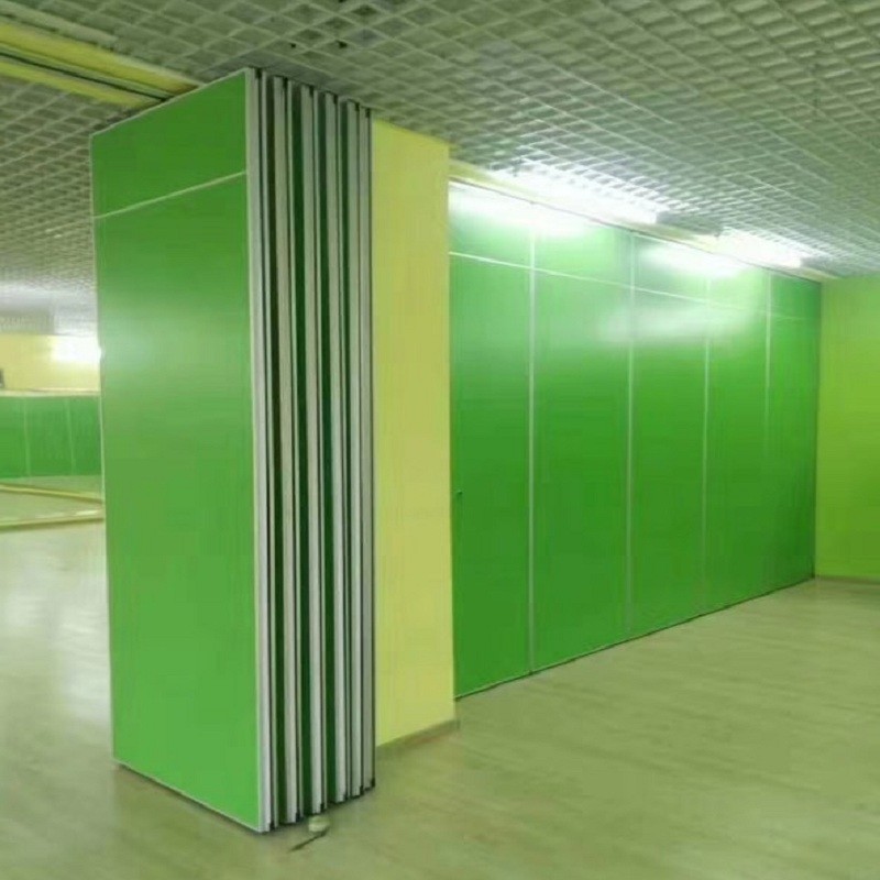 Glass Wood Sliding Partition Walls Room Divider With Aluminum Frame
