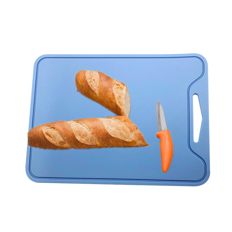 Food Grade Silicone Kitchen Utensils Durable Foldable Soft Cutting Board Hanging Hole Non Slip Mat