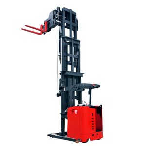 1.0t 1.5t Electric Three Way Forklift Pallet Stacker For Narrow Aisle