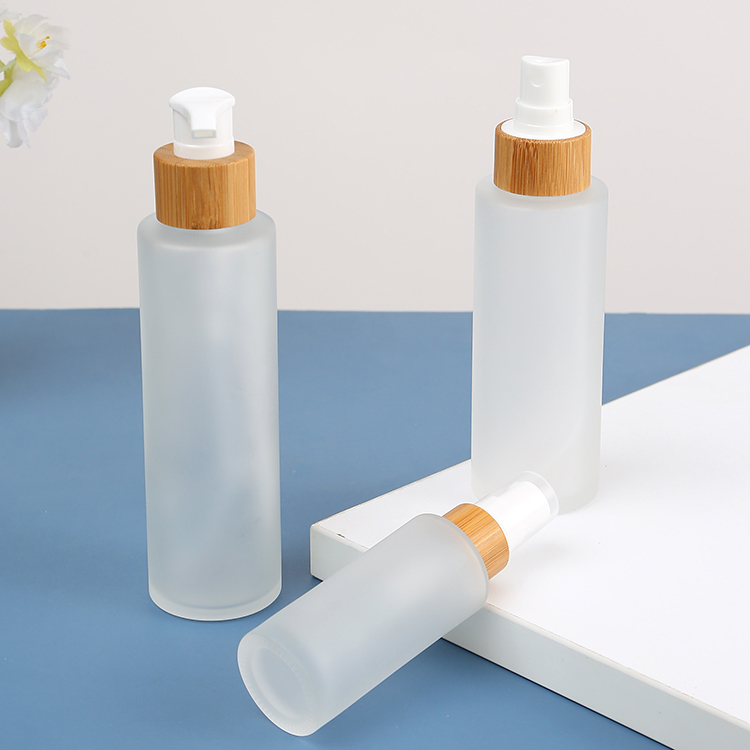 Cylinder 30 ml 50 ml 100 ml 120ml Empty Magnetic Perfume Spray Frosted Glass Bottle Supply with Customized Accepted Logo