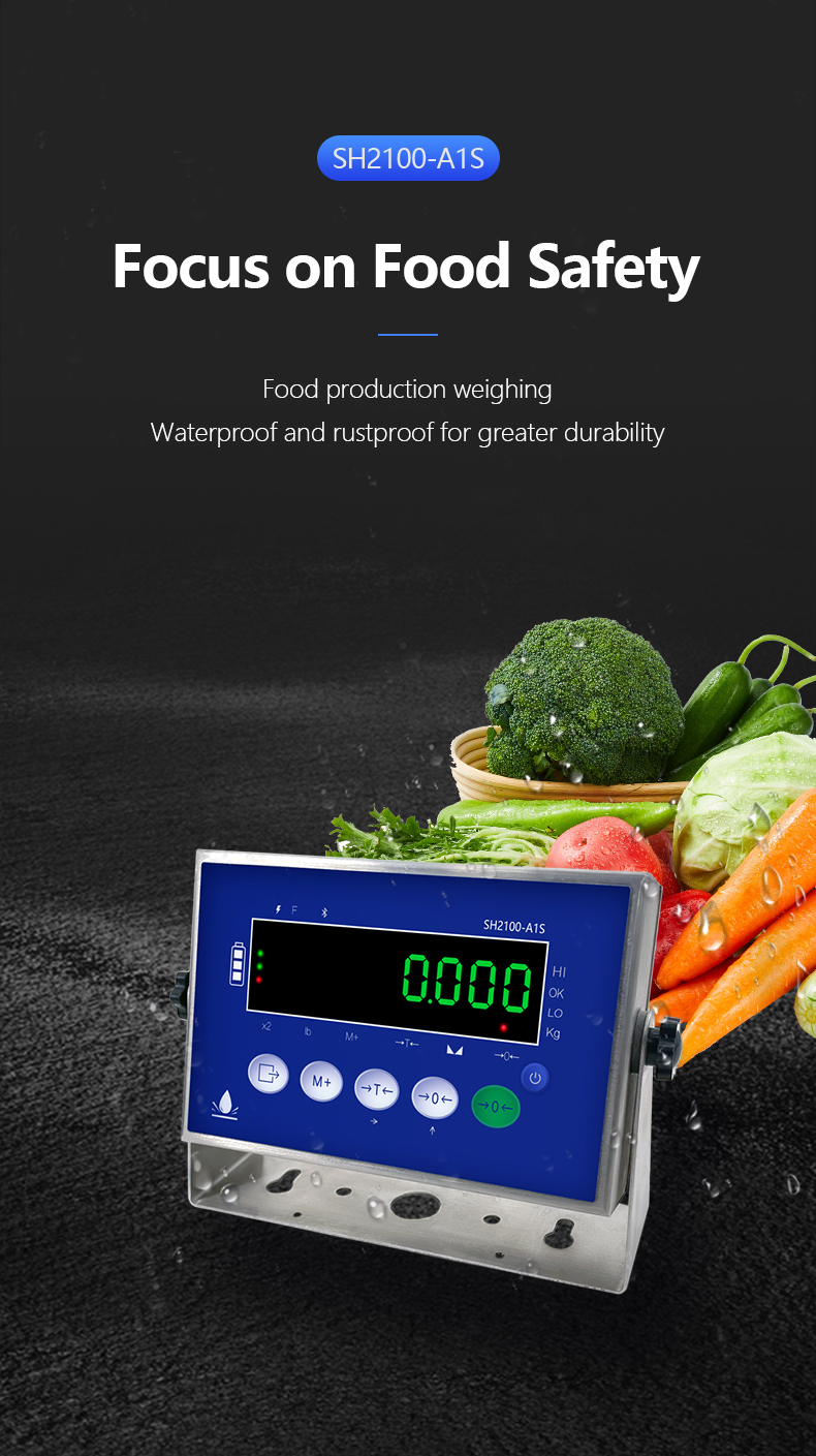 SOHE A1S Meter 304 Waterproof Scale All Stainless Steel with Weight Indicator