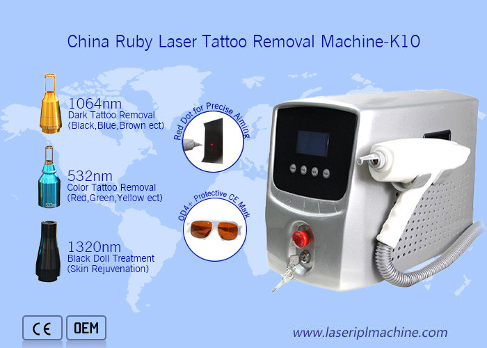 Portable Q Switch Nd Yag Laser Machine Pigment Removal