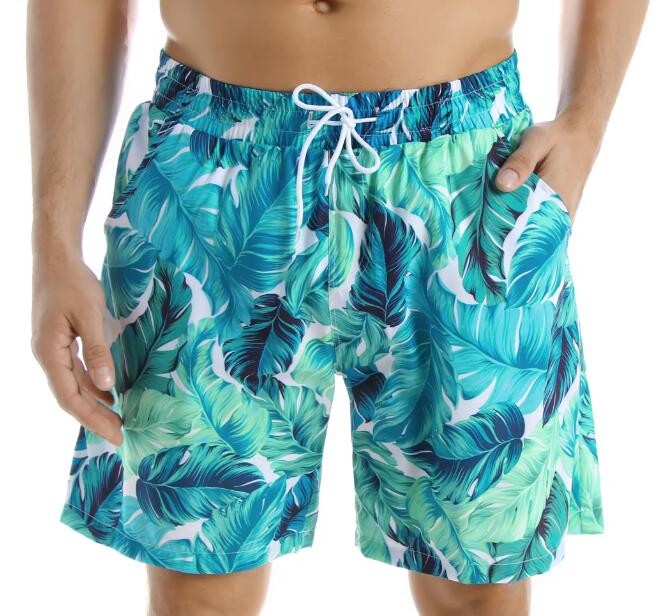 Digital Print Quick Dry Mens Swimming Trunks