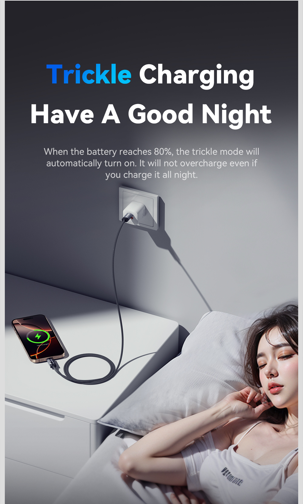 ESSAGER ES-X64 Series 60W 100W LED Display USB Type C Charging Cable