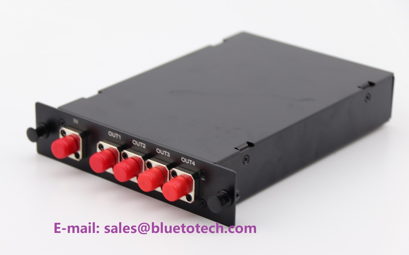 FTTH FC 1x4 Fiber Optic LGX Box PLC Splitter For Networks