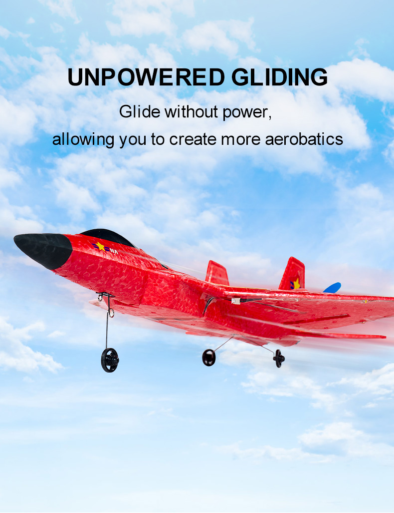 AA Controller Battery Rc Airplanes Toy For Boys Girls Kids Beginners 2.4ghz 2 Remote Control Plane with Ready-to-Go Assembly
