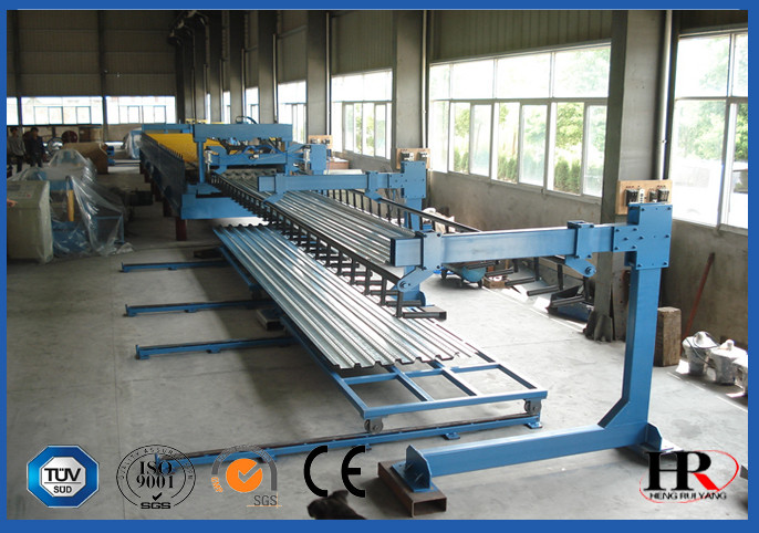 Galvanized Metal floor Deck Roll Forming Machine For Making Floor Sheet