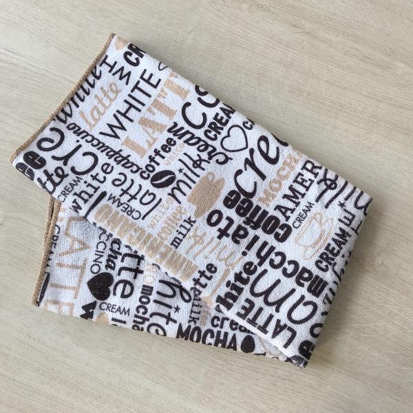 Single size printed polular microfiber dry water wipes OEM supplier with good