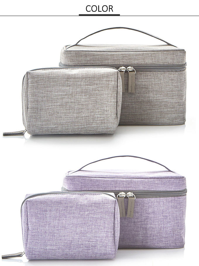 Multifunctional Polyester Cylinder Bucket Makeup Bag Case