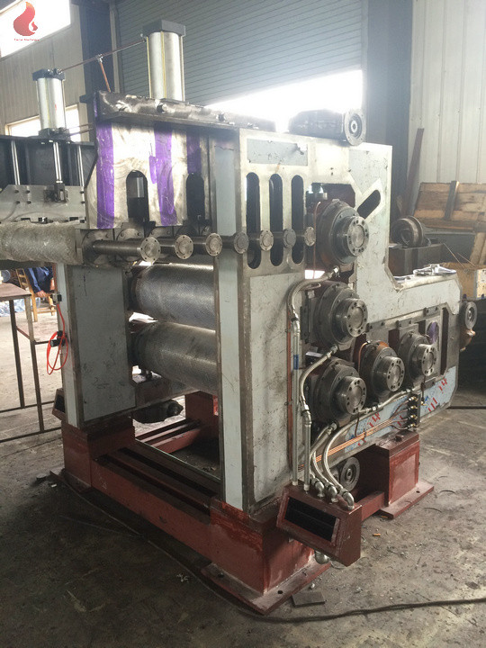 High Precision 5 Roll / 4 Roll Calender Machine , ABB Converter Calendering Equipment
