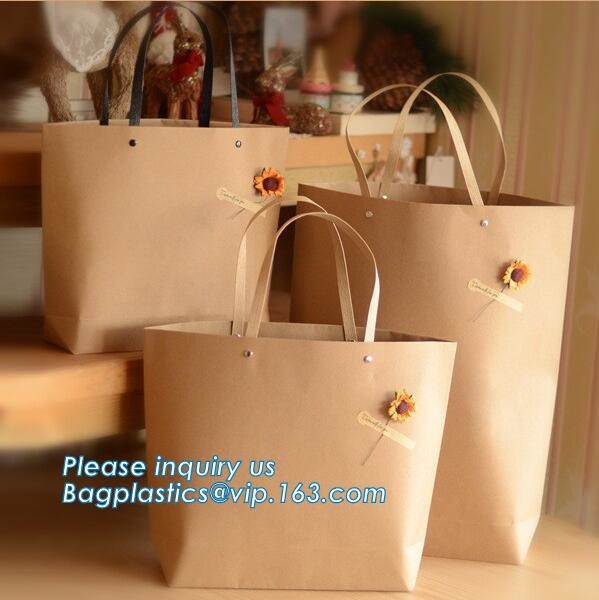 Luxury Paper Gift Carrier Shopping Bag Party Bag with Handles,printed paper carrier bag for apparel shopping bag, bageas