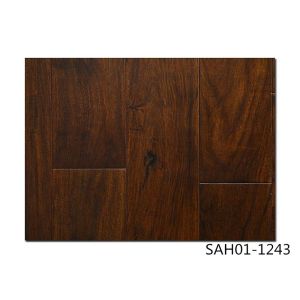 small leaf Acacia Handscraped, UV lacquer, HDF engineered flooring, 3-layer, UV