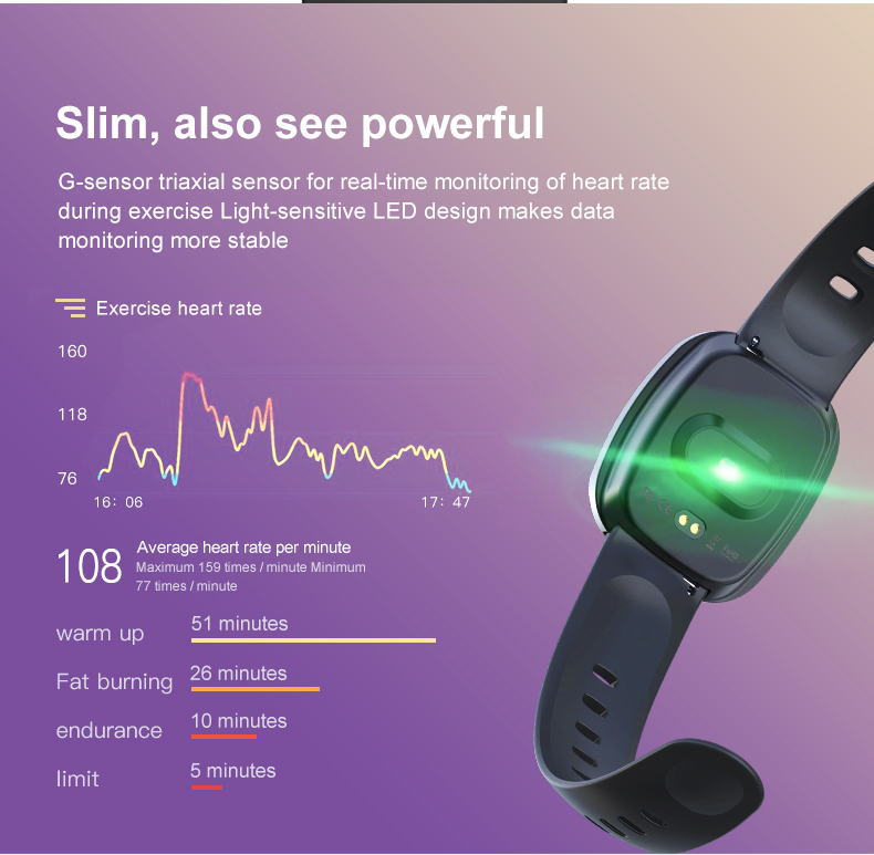 IP67 Blood Pressure Smartwatch GT105 Health Heart Rate Android For Apple Watch