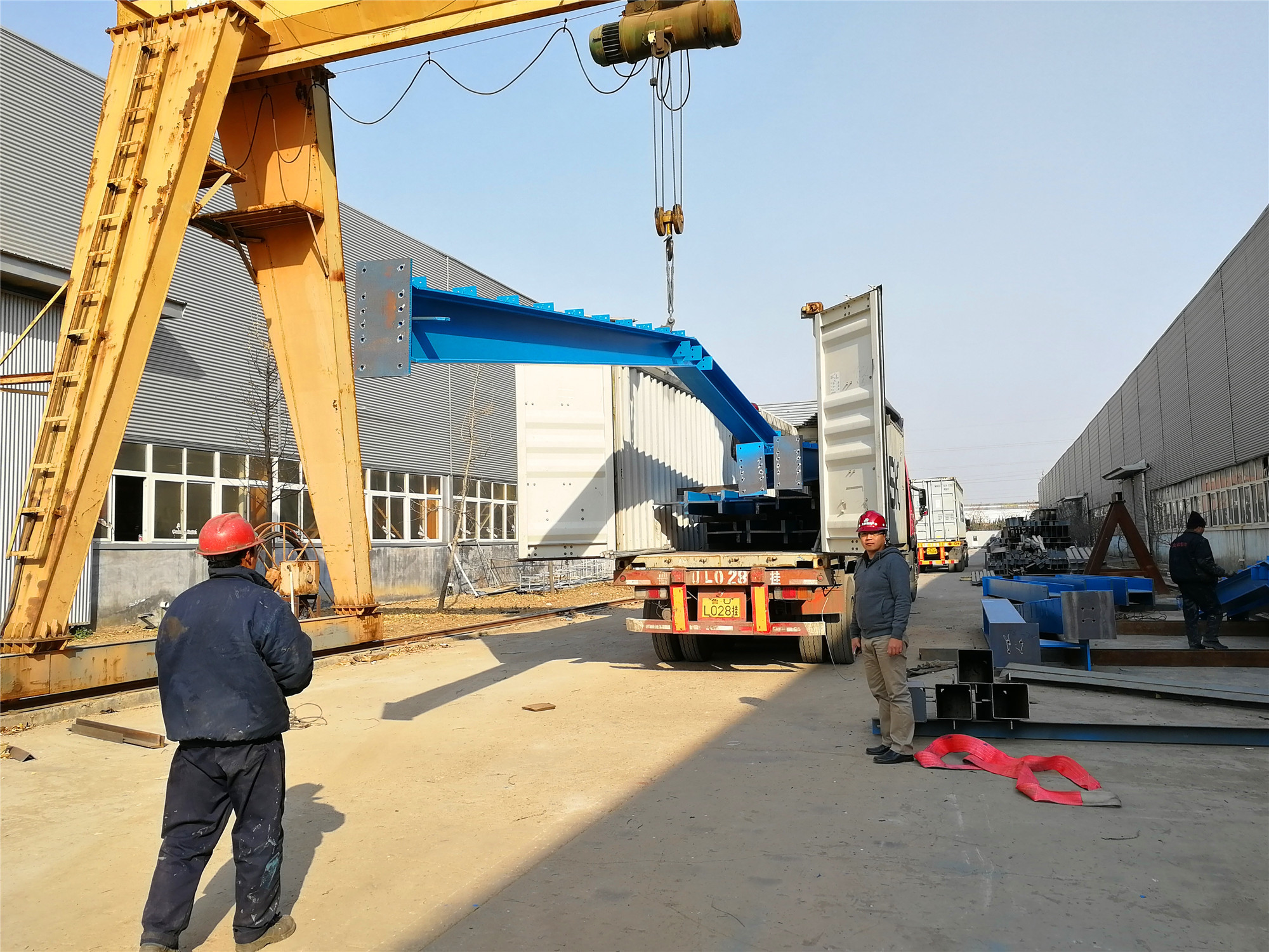 Prefab H Section Steel Metal Workshop Buildings For Storage