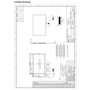 RGB 24bits 500Cd/M2 7 Inch Tft Touch Screen
