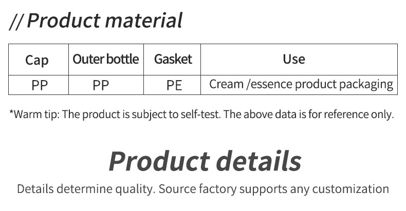 PP Material 2024 Colored Face Cream Jar Container 5G/10G/20G/30G/50G Cosmetic Jar Cream Bottle for Customized Skincare