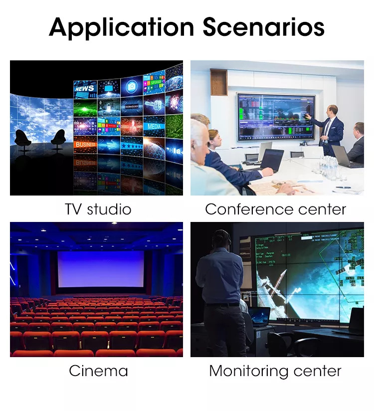 Full Color Indoor Fixed P1.875mm LED Video Wall IP43 For Church