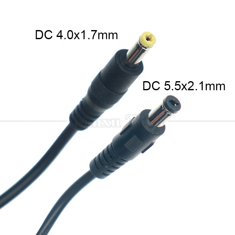 18 20 22 24 26 28AWG 1m 2m 3m 10m 12V 24V 5.5x2.1mm Male to 4.0x1.7mm Jack Male DC Power Supply Extension Cable