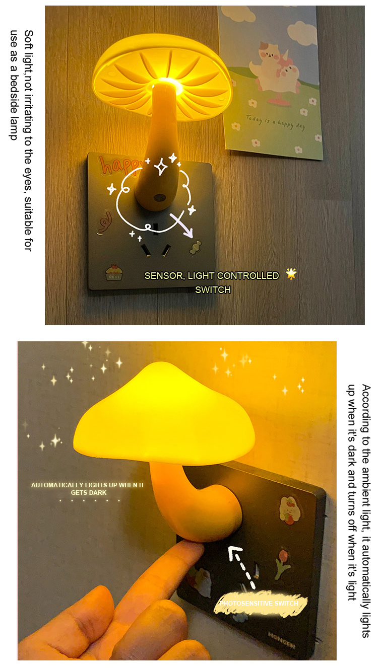 111V-240V Input Voltage Bedhead Ultra Dark Night Light for Modern Bedroom Decoration