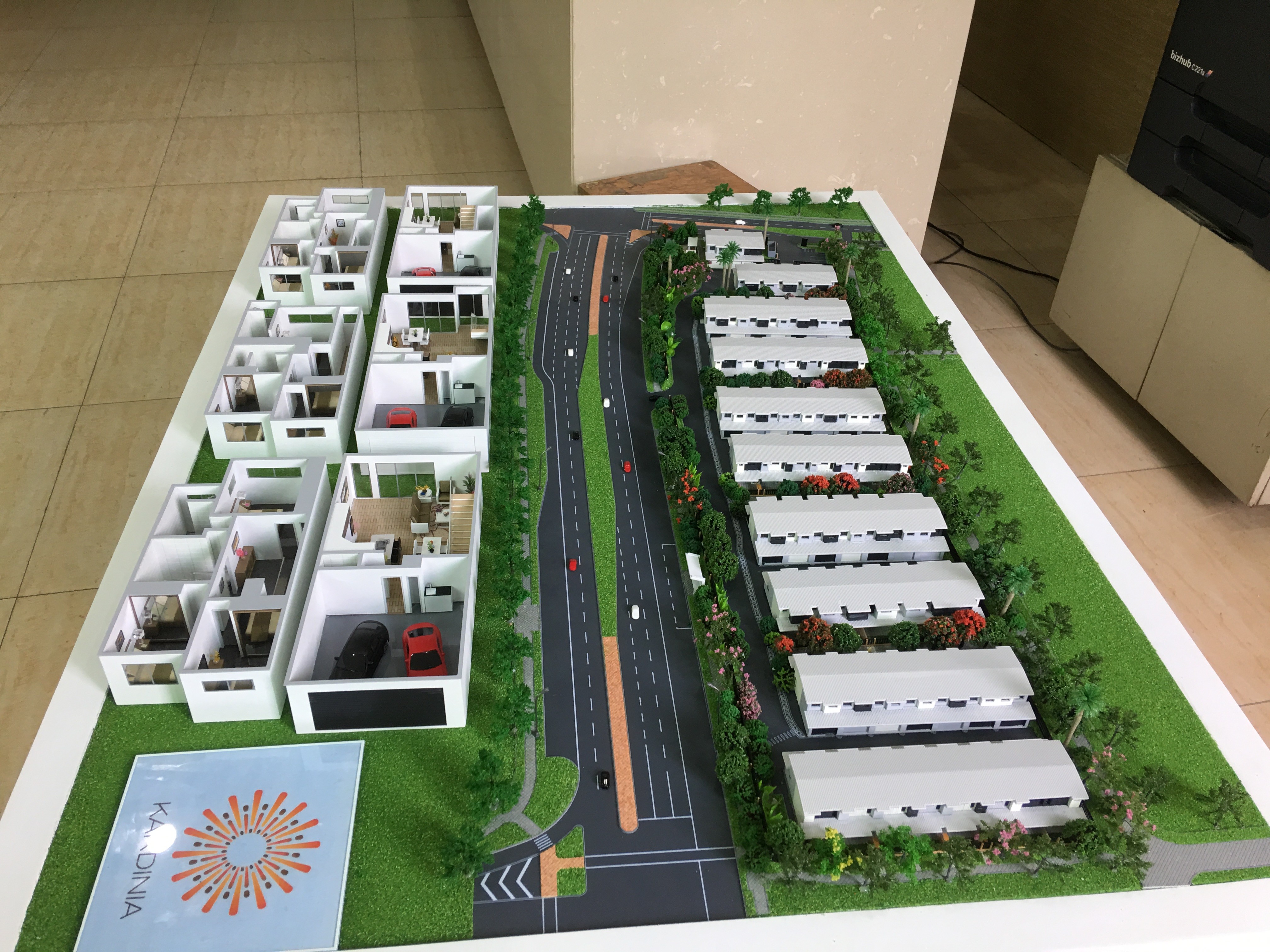 architectural scale model,building model of residential house