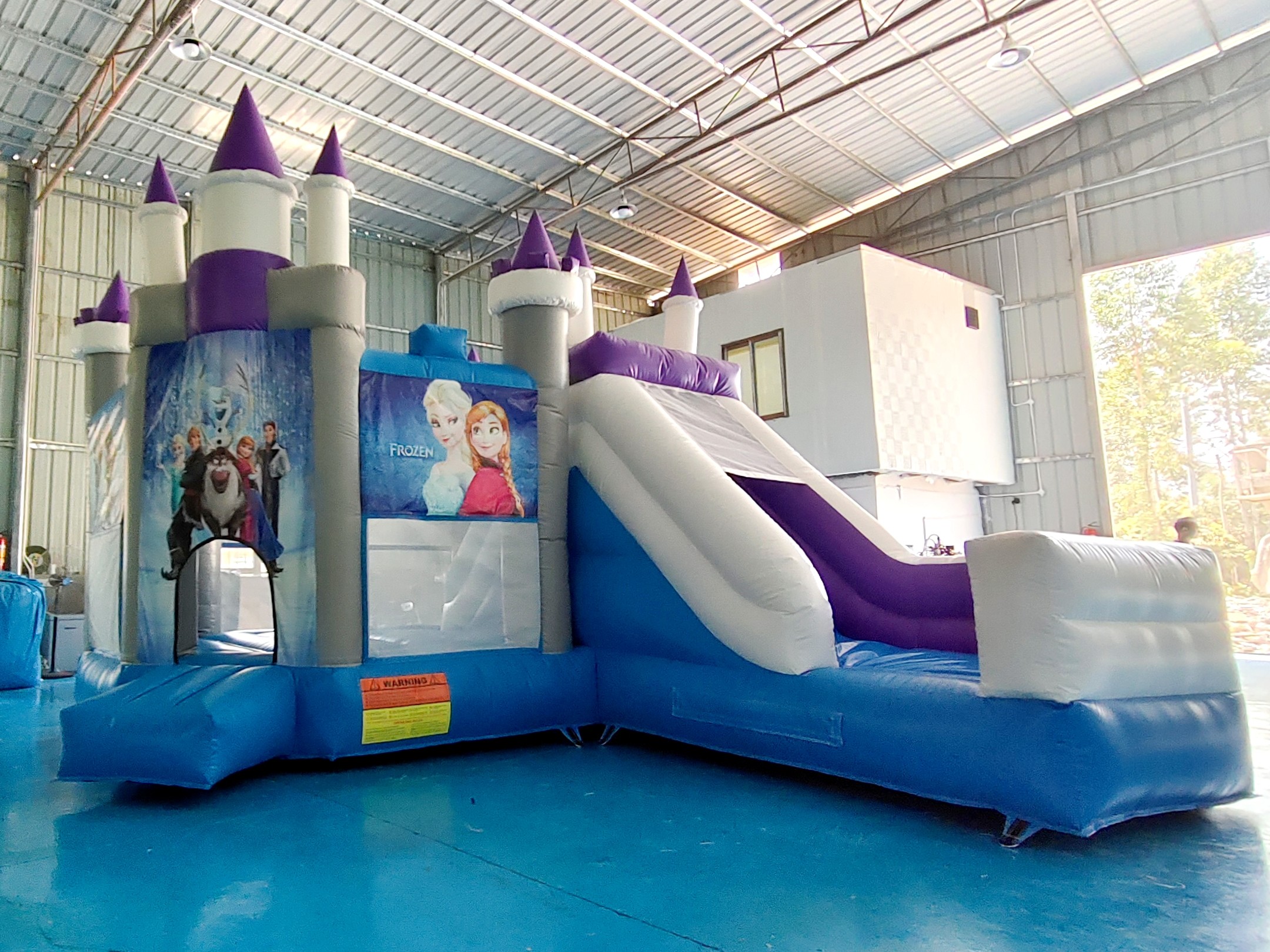 Hot Sale Inflatable Jumping House Frozen Cartoon Inflatable Slide For Party Inflatable Combo Castle For Outdoor Indoor
