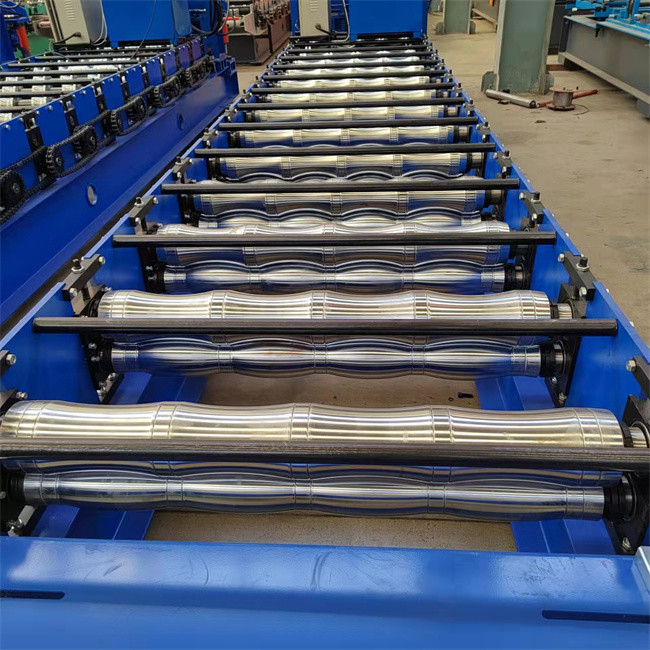 Automatic Color Steel Roof Panel Glazed Tiles Sheets Making Roll Forming Machine