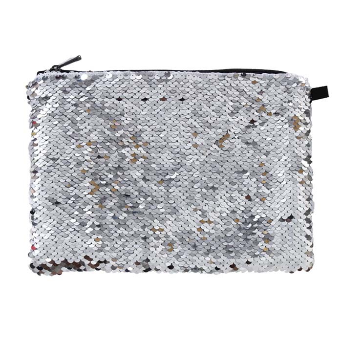 DIY Shiny personalised Sublimation Sequin Makeup Bag For Sublimation Photos Printing