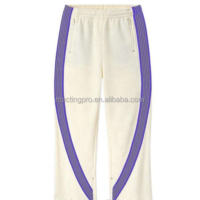 Custom Streetwear Casual Baggy Striped Wide Leg Pants for Men Lightweight Sweatpants