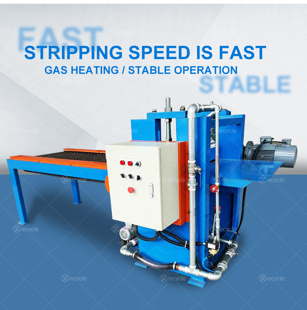 Easy Operation ACP Board Heating Stripping Machine for Aluminium Plastic Separator