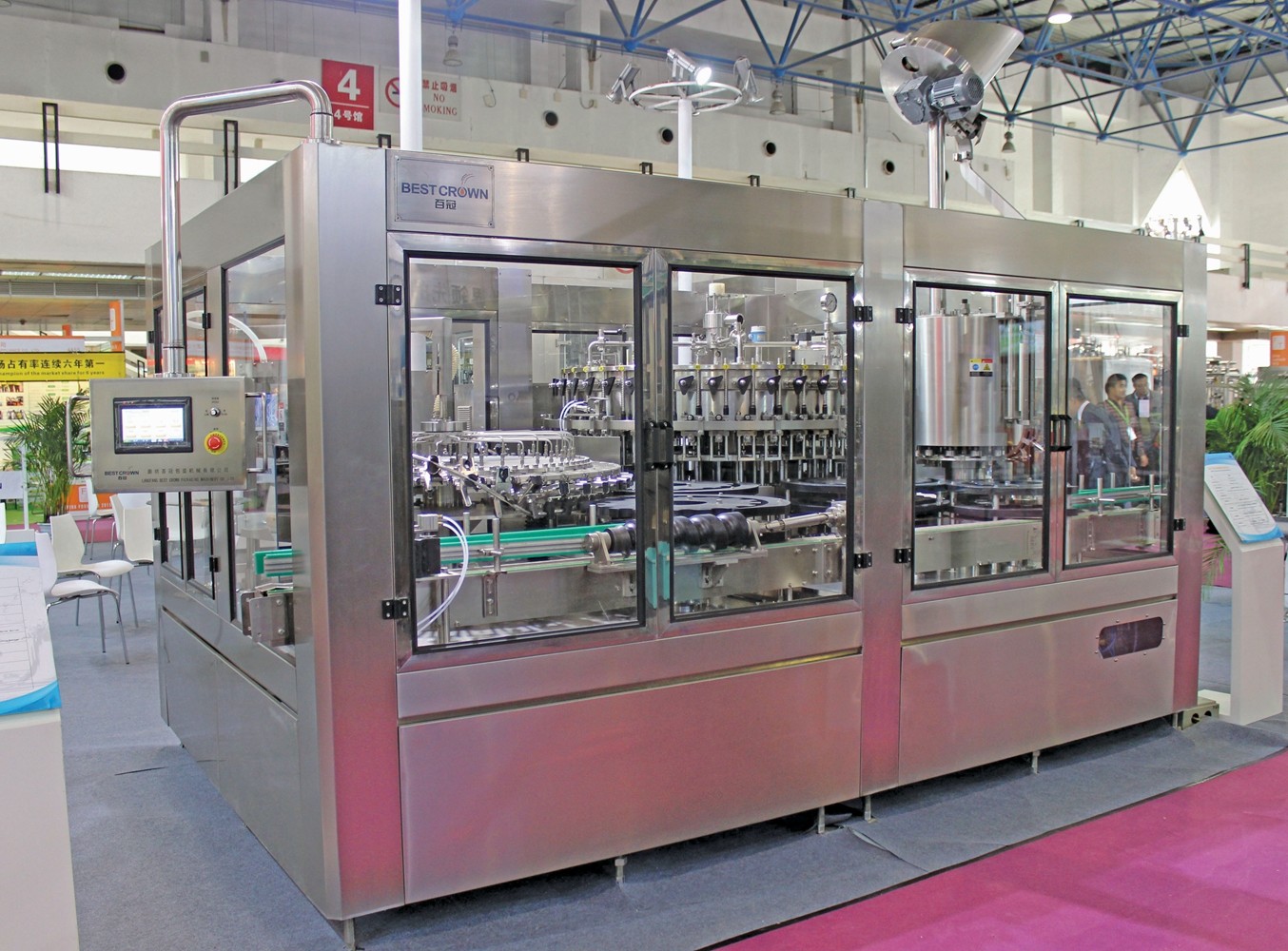 SS316 Carbonated Soft Drink Filling Machine