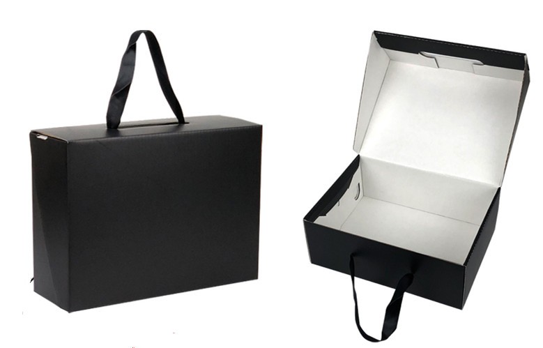 OEM Corrugated Cardboard Gift Boxes Foldable For Shoes T-Shirt Clothing Trousers