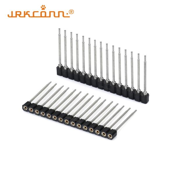 Female Connector 2.54 Mm Terminal 40 Pin Machine Single Row Female Header Brass