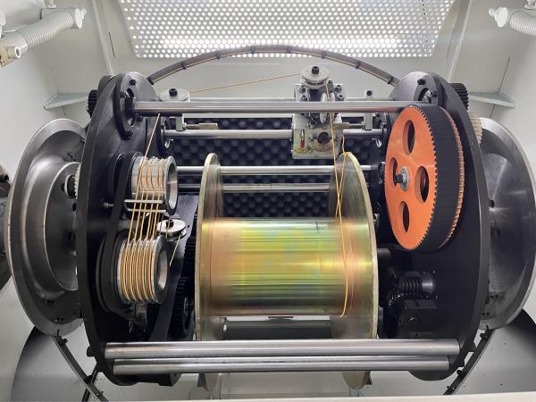Φ500mm PLC high speed buncher high speed bow pair twisting equipment core wire